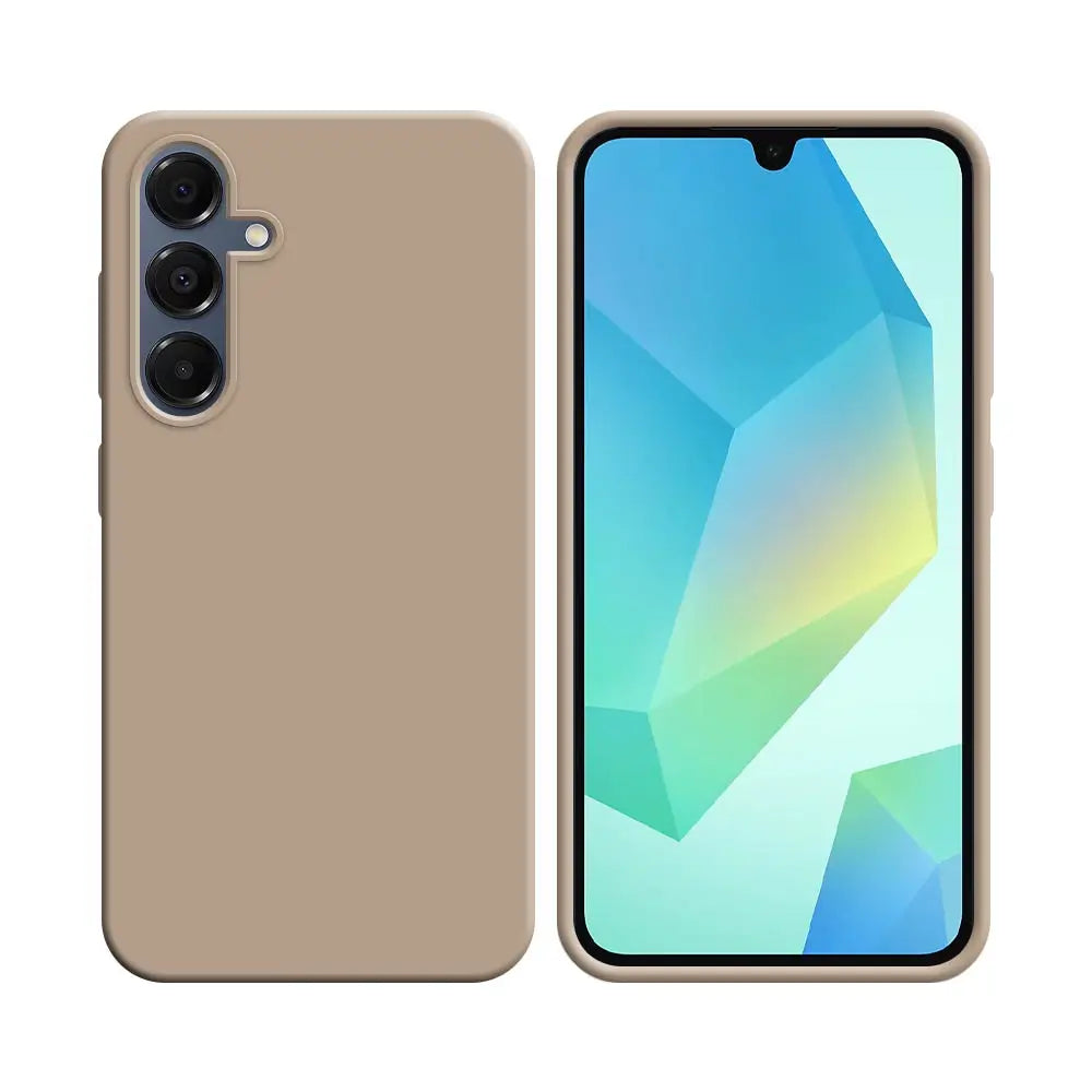 Coque Silicone Compatible pour Samsung Galaxy A16 5G A166 & A16 4G A165 Rose Gold
