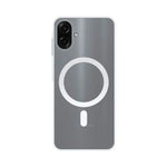 Coque Silicone MagSafe Compatible pour Samsung Galaxy A07 4G A075 Transparent