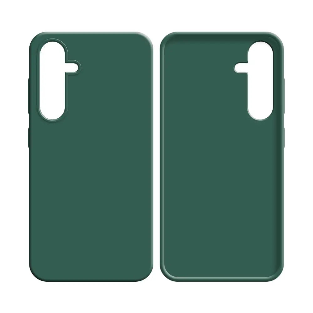 Coque Silicone Compatible pour Samsung Galaxy A16 5G A166 & A16 4G A165 Vert Foncé