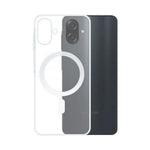 Coque Silicone MagSafe Compatible pour Samsung Galaxy A07 4G A075 Transparent