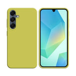 Coque Silicone Compatible pour Samsung Galaxy A16 5G A166 & A16 4G A165 Jaune