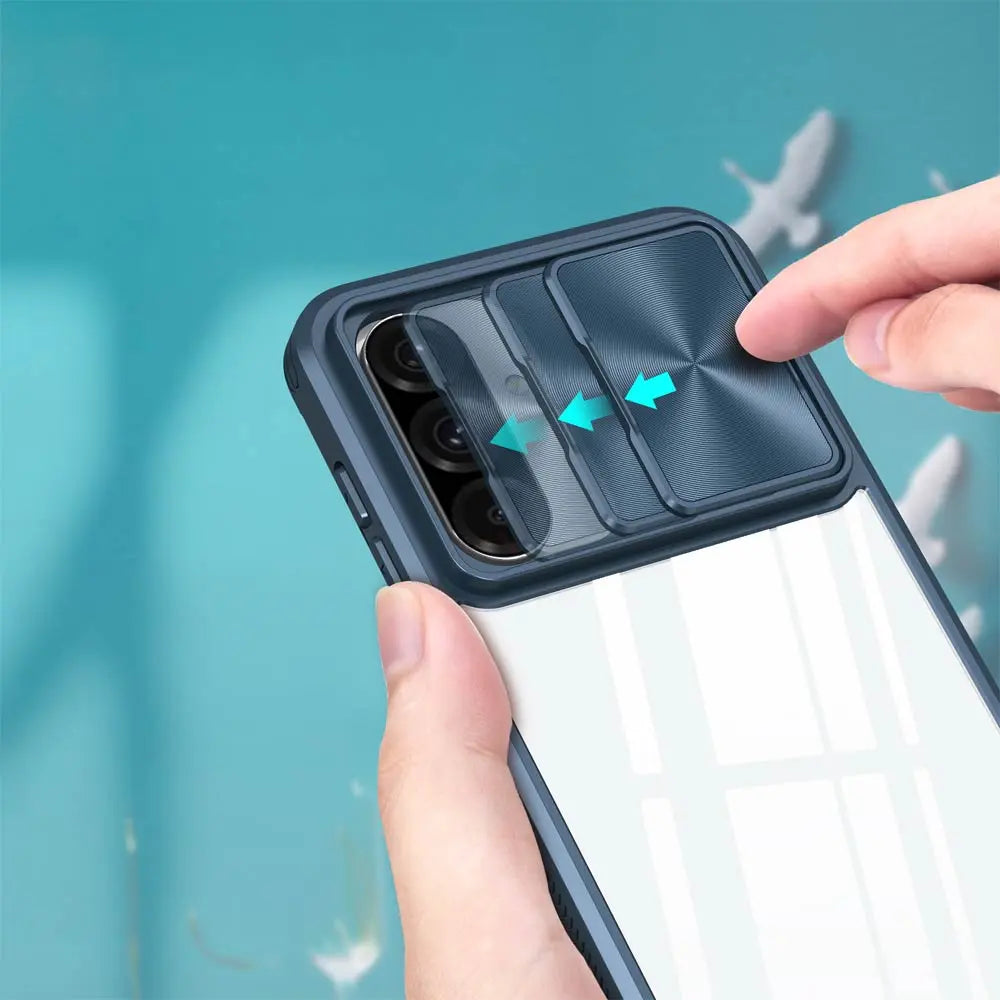 Coque de Protection IE027 PROTECT pour Samsung Galaxy A16 5G A166 & A16 4G A165 Bleu Marine