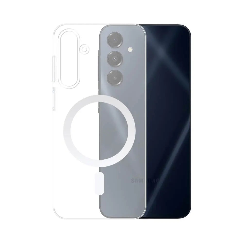 Coque Silicone MagSafe Compatible pour Samsung Galaxy A16 5G A166 & A16 4G A165 Transparent