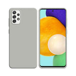 Coque Silicone Compatible pour Samsung Galaxy A52 5G A526, A52 4G A525 & A52s 5G A528 Blanc