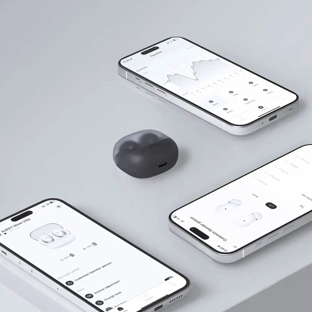 Écouteurs Bluetooth AUKEY EP-M3A Gris