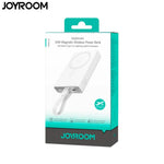 Batterie Externe Power Bank sans Fil Magnétique JOYROOM JR-PBM01 10000mAh 20W (avec Câble Lightning vers USB-C) Blanc