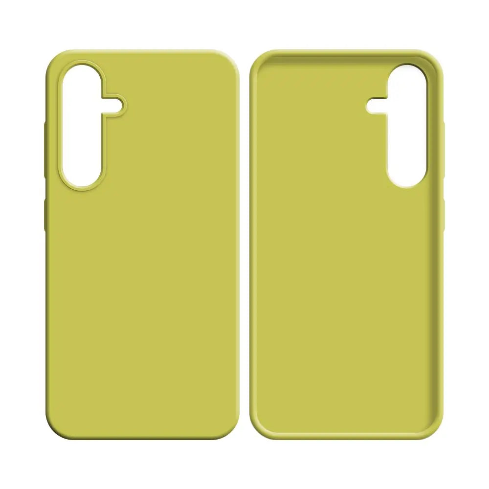 Coque Silicone Compatible pour Samsung Galaxy A16 5G A166 & A16 4G A165 Jaune