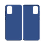 Coque Silicone Compatible pour Samsung Galaxy A52 5G A526, A52 4G A525 & A52s 5G A528 Bleu Marine