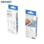 Câble Data USB-C vers USB-C CONNECT MC-CCB2 60W (1m) Blanc