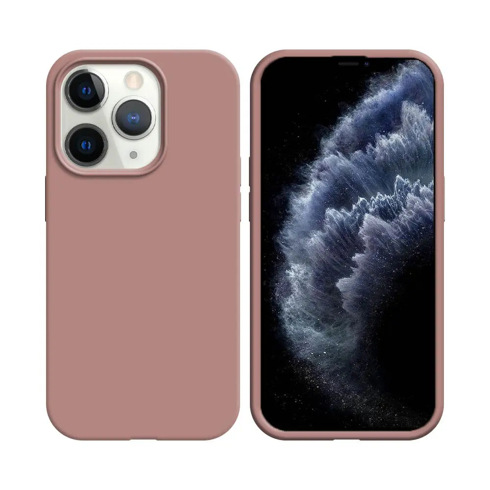 Coque Silicone Compatible pour Apple iPhone 11 Pro Rose