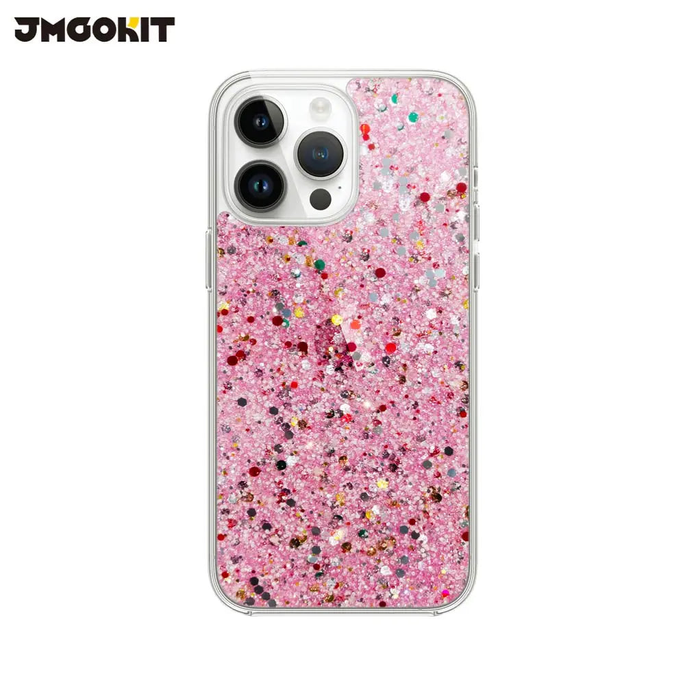 Coque de Protection Twinkle JMGOKIT pour Apple iPhone 14 rose