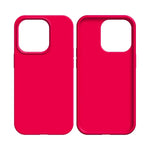 Coque Silicone Compatible pour Apple iPhone 14 pro Rose Vif