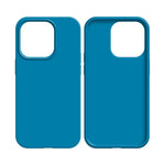 Coque Silicone Compatible pour Apple iPhone 16 Pro Max Bleu Ciel