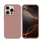 Coque Silicone Compatible pour Apple iPhone 16 Pro Max Rose réf: 3000000310953