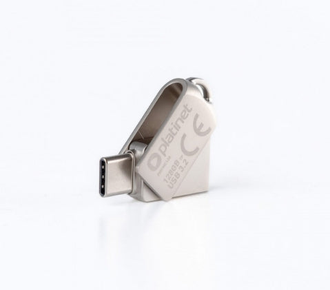 CLé USB3.2 128Go * CONNEX métal * double connectique pour les appareils USB Type-C