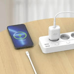 Chargeur Secteur USB-C CONNECT Charge Rapide 25W avec Câble Data Type-C vers Lightning (1m) Blanc