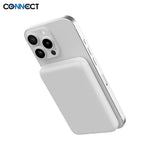 Batterie Externe Power Bank sans Fil Magnétique MagSafe CONNECT MC-BEM10B01 10000mAh 15W Blanc