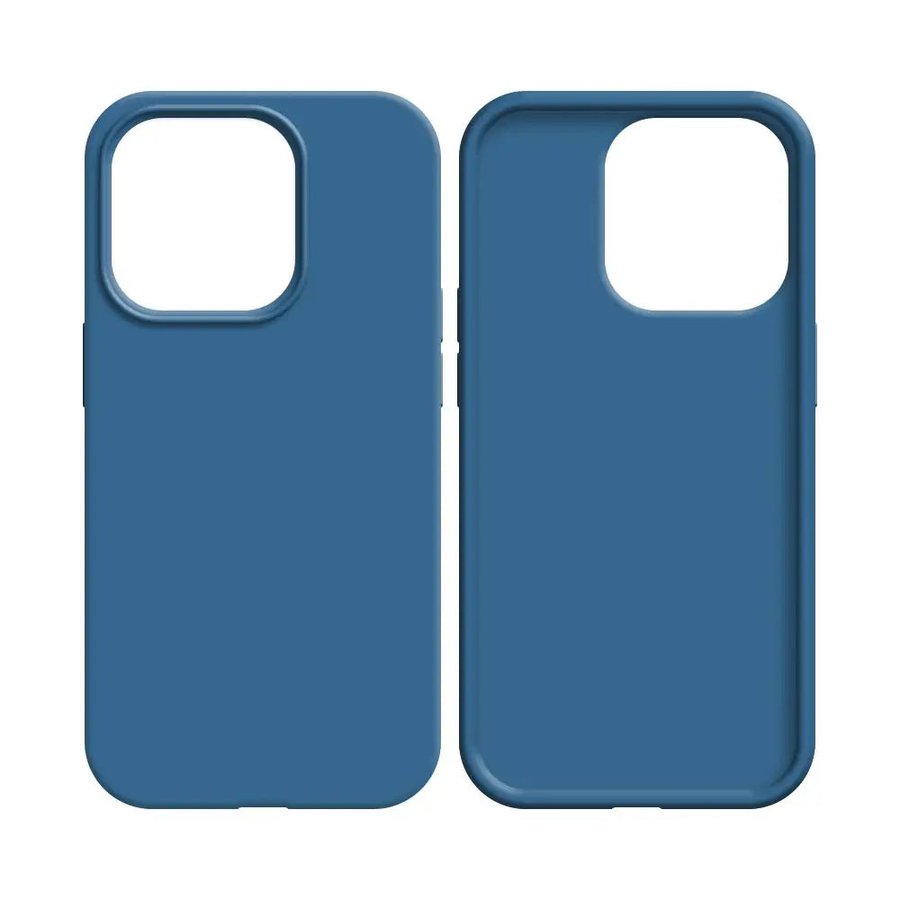 Coque Silicone Compatible pour Apple iPhone 12 Mini Bleu Marine