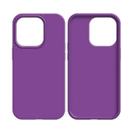 Coque Silicone Compatible pour Apple iPhone 16 mauve