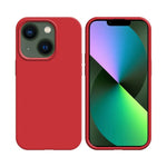 Coque Silicone Compatible pour Apple iPhone 13 Mini Rouge