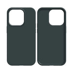 Coque Silicone Compatible pour Apple iPhone 16 Pro Noir