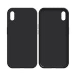 Coque Silicone Compatible pour Apple iPhone X & XS Noir